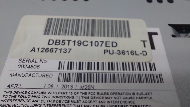 Магнитола Ford Explorer U502 T35PDED 2013 (б/у)