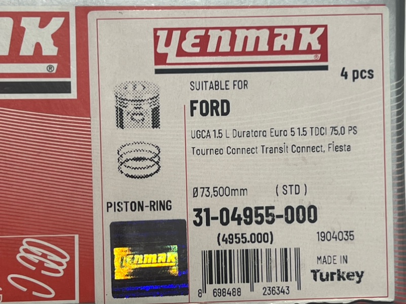 Поршень стандартный STD Ford Transit Connect 2 1.5 TDCI 2013