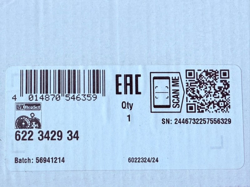 Комплект сцепления Renault Nissan Dacia 1.5 DCI K9K Sandero 2 Thalia 3 Micra Dokker Lodgy Logan 2