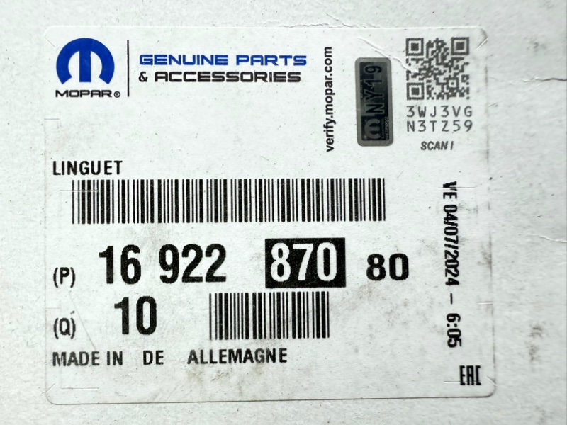 Рокер коромысло клапана Peugeot Citroen Ford 1.5 HDI DV5R