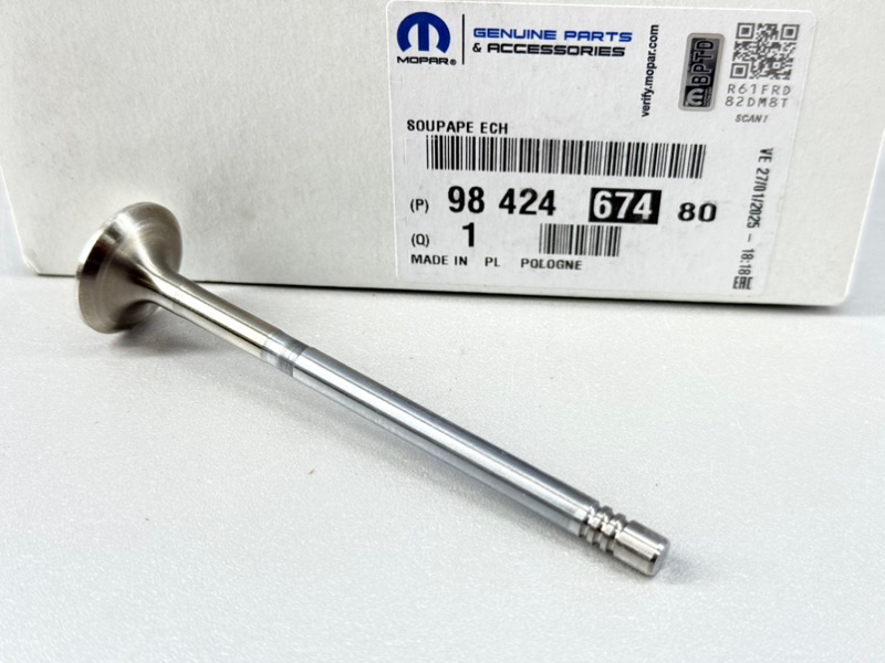 Клапан выпускной Peugeot Citroen Ford 1.5 HDI DV5RC