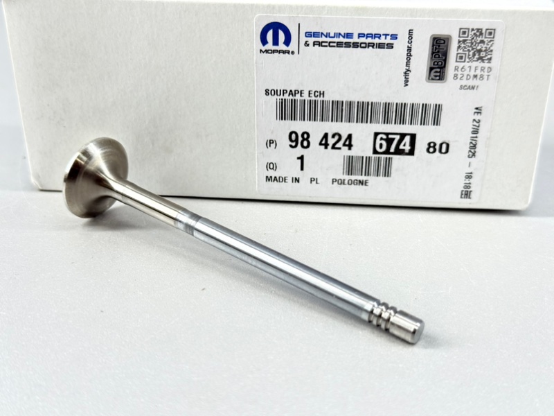 Клапан выпускной Peugeot Citroen Ford 1.5 HDI DV5RC