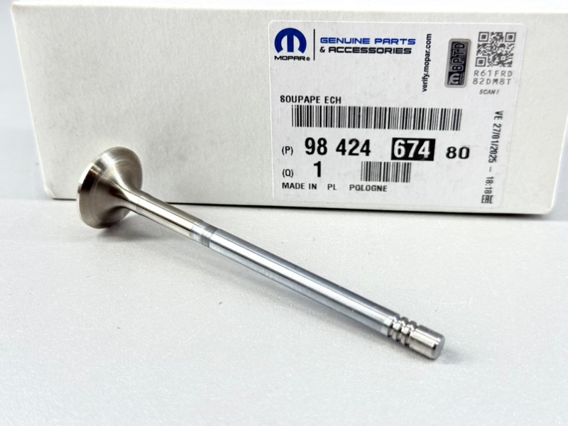 Клапан выпускной Peugeot Citroen Ford 1.5 HDI DV5RC