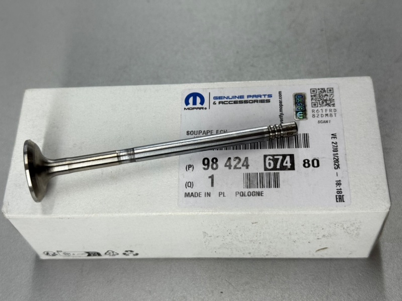 Клапан выпускной Peugeot Citroen Ford 1.5 HDI DV5RC