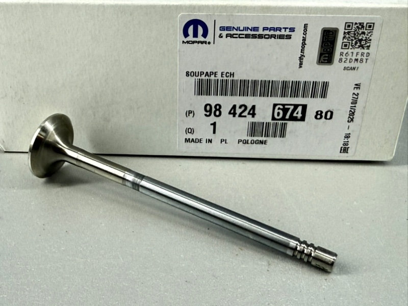 Клапан выпускной Peugeot Citroen Ford 1.5 HDI DV5RC