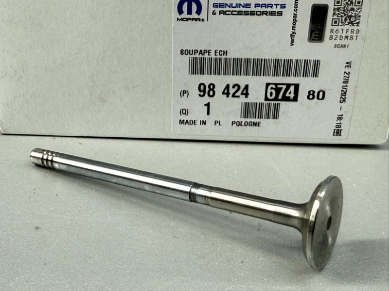 Клапан выпускной Peugeot Citroen Ford 1.5 HDI DV5RC