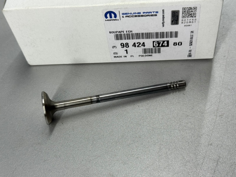 Клапан выпускной Peugeot Citroen Ford 1.5 HDI DV5RC