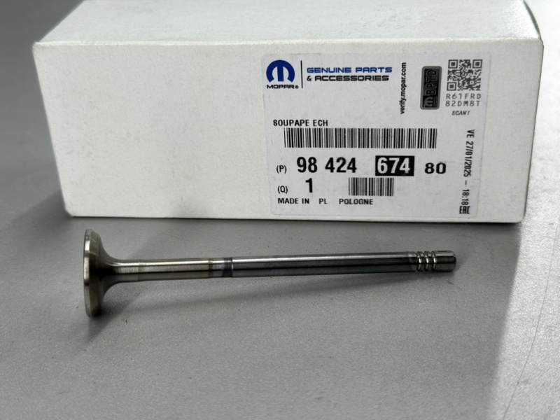 Клапан выпускной Peugeot Citroen Ford 1.5 HDI DV5RC