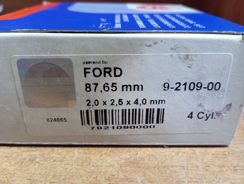 Комплект поршневых колец Ford Granada 1.6 1982 Комплект поршневых колец Ford Granada 1.6 1982