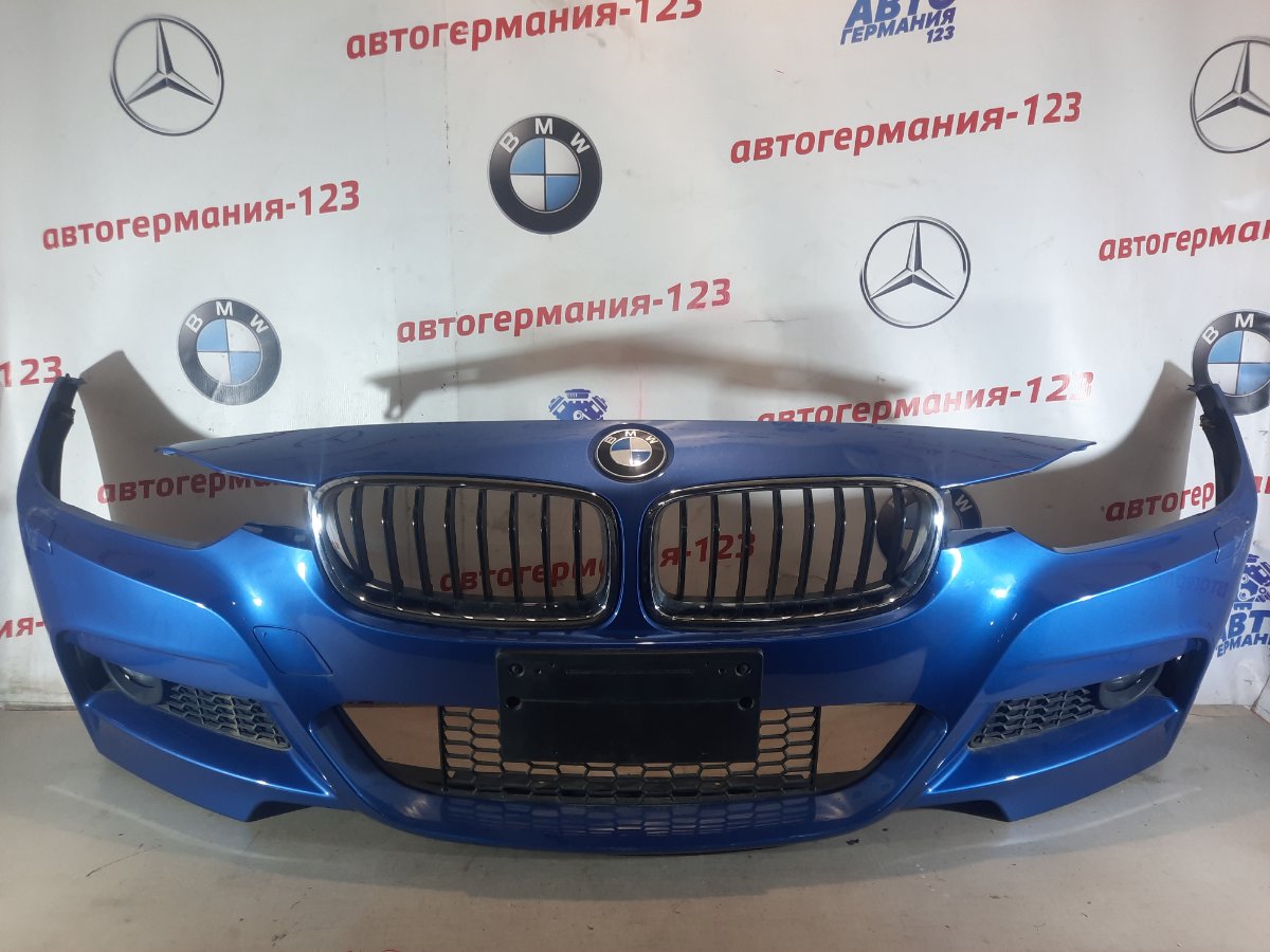 Бампер передний BMW 320 2013 F30 N20B20B 51118067944 id30934 запчасть  контрактная купить в Краснодаре, цена 60000₽