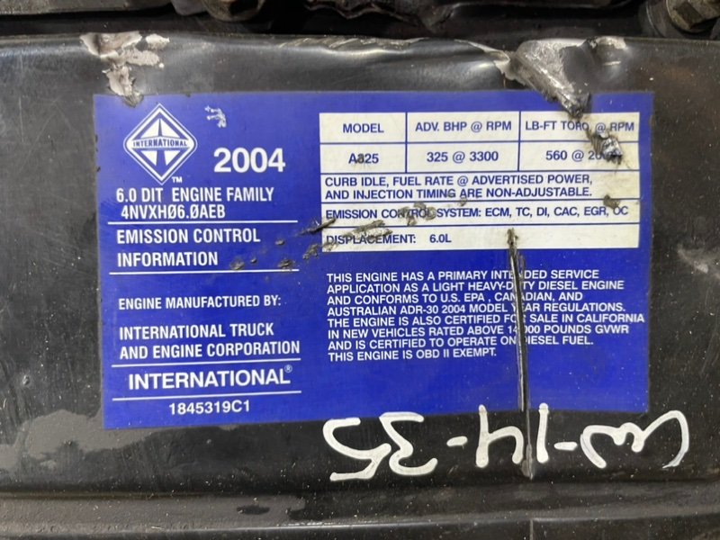 Двигатель Ford F250 F350 6.0 DIT POWERSTROKE (б/у) Двигатель Ford F250 F350 6.0 DIT POWERSTROKE (б/у)