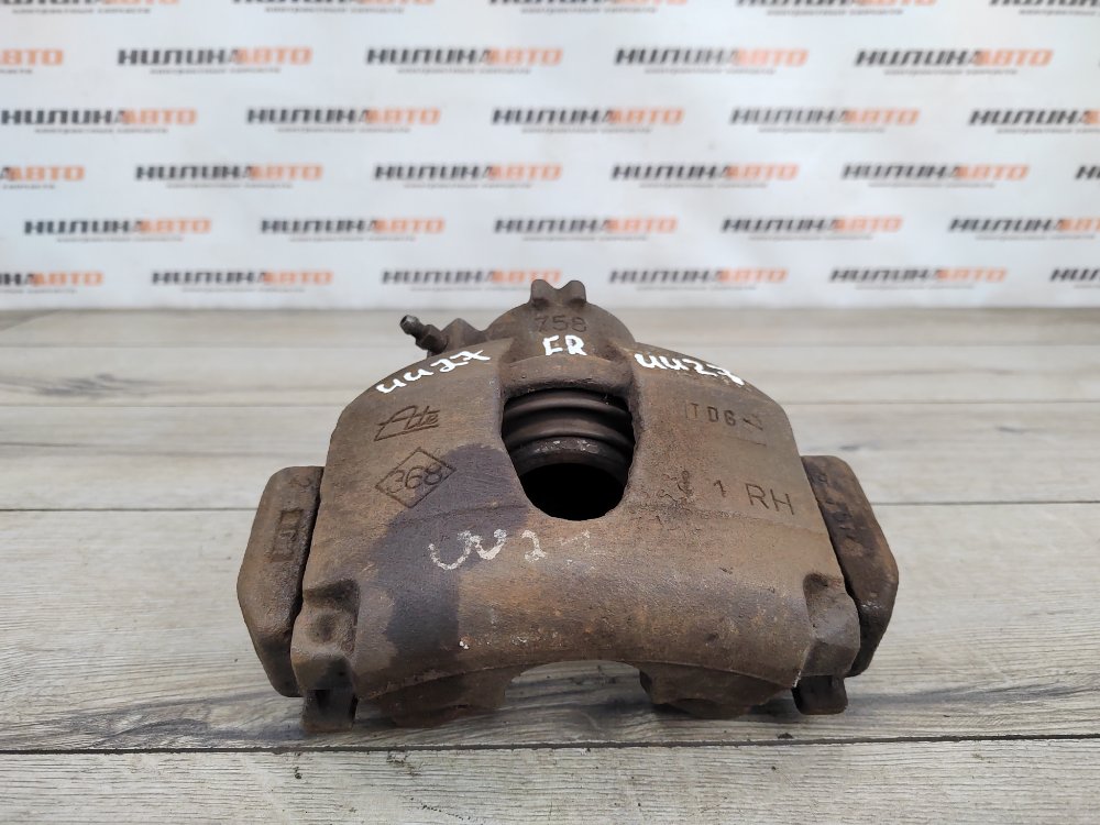 Суппорт тормозной Renault Laguna 3 ХЭТЧБЕК BT0 1.5 DCI K9K780 2009 перед. прав. (б/у)