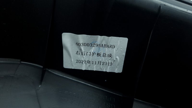 Обшивка двери задняя правая E5 2022 GS11 SQRE4T15C