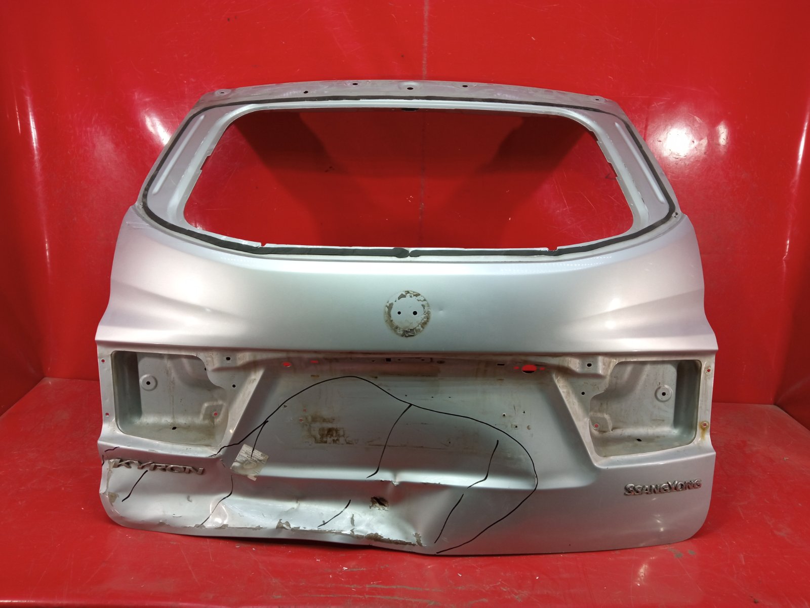 Крышка багажника SSANGYONG KYRON 2007-2015 1 6401109300 id48926 запчасть БУ  купить в Москве, цена 3000₽