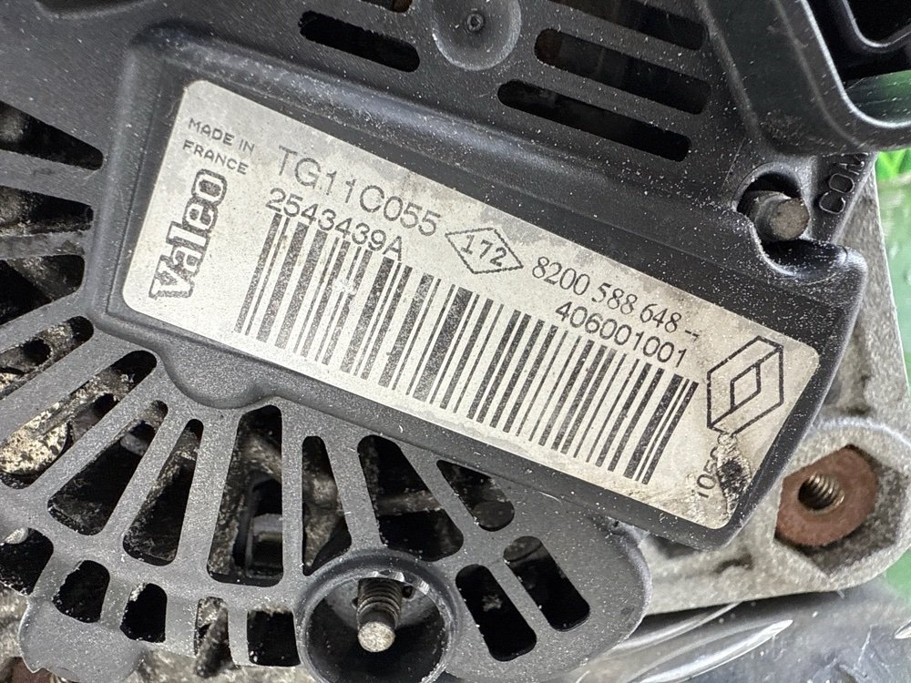 Генератор Renault Megane 2 K4M812 1.6 113 Л.С. (б/у)