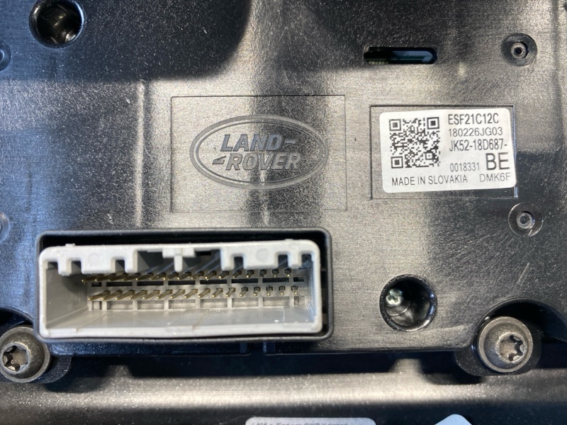 Блок управления климат-контролем задний Range Rover 2018 L405 448DT