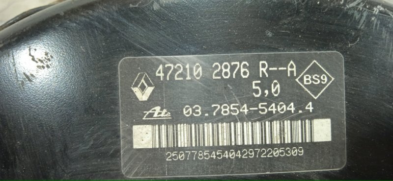 Вакуумный усилитель тормозов DUSTER 2010-2021 1