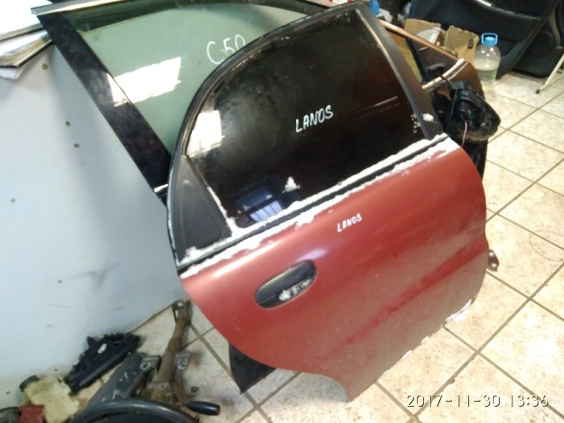 Дверь задняя правая Lanos