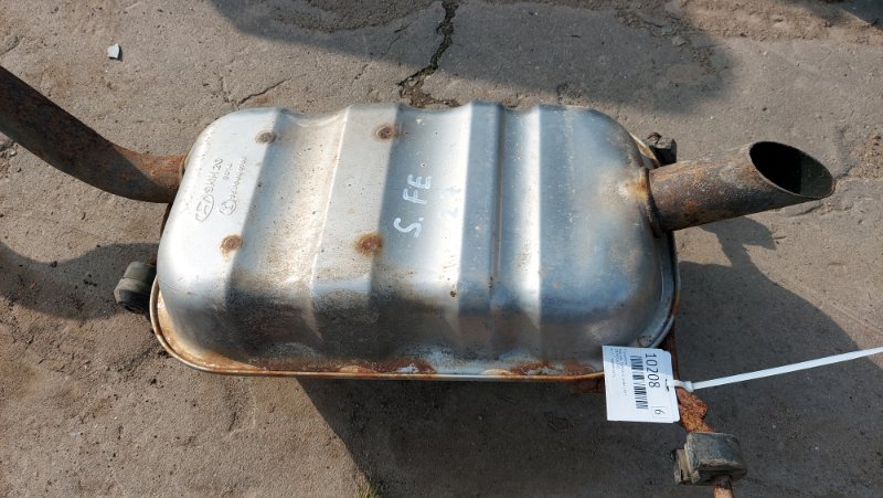 Глушитель задняя часть SANTA FE 2003 G6BA