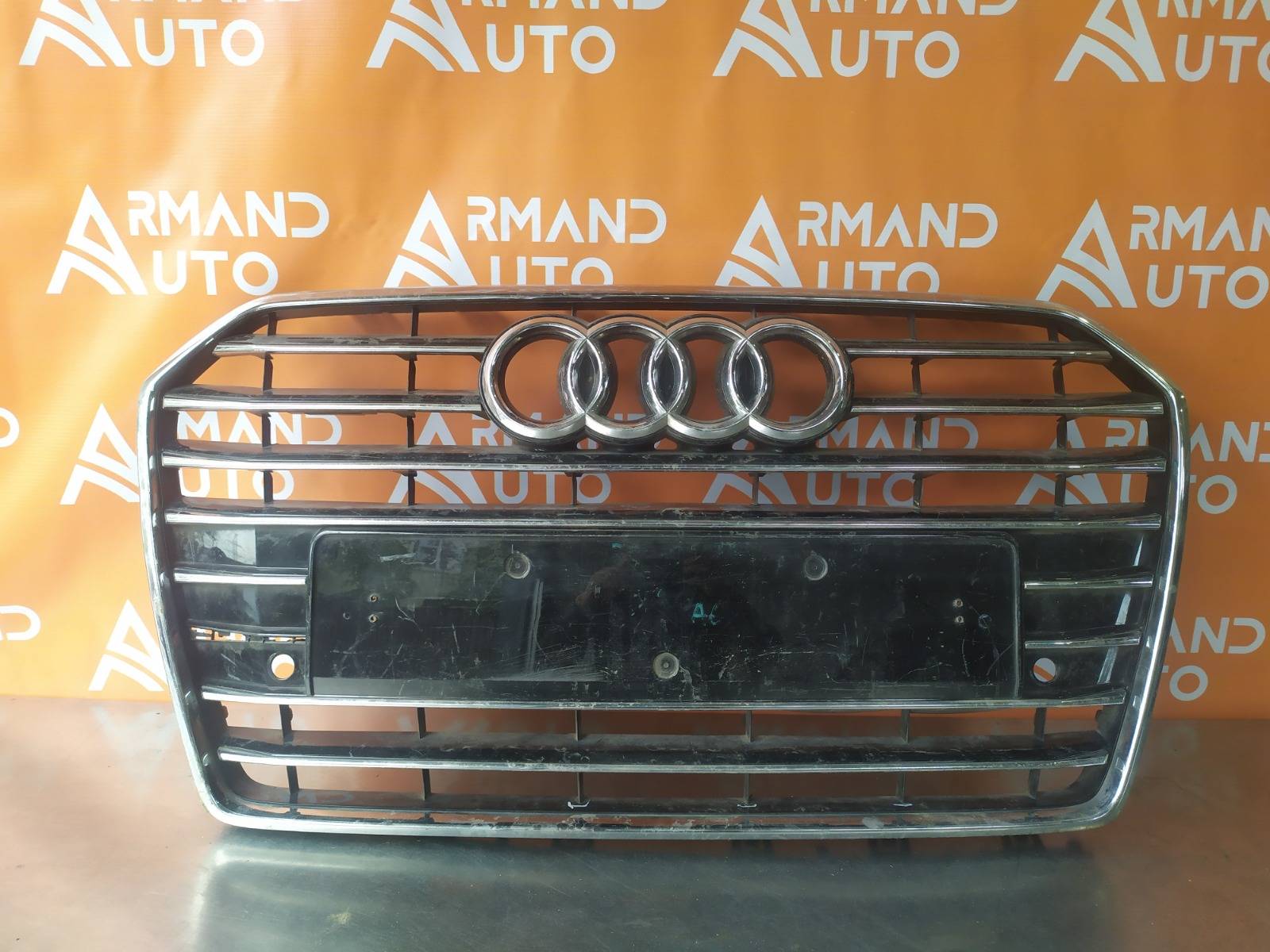 Решетка радиатора Audi A6 2014-2018 4 C7 4G0853651AET94 id236200 запчасть  БУ купить в Москве, цена 9400₽