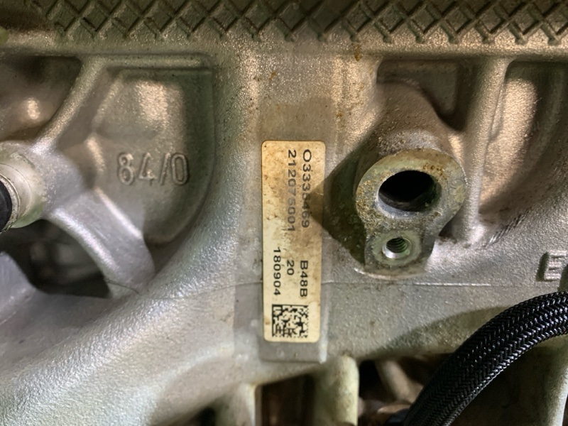 Двигатель BMW 4 2.0 B46B20B 2018 (б/у)