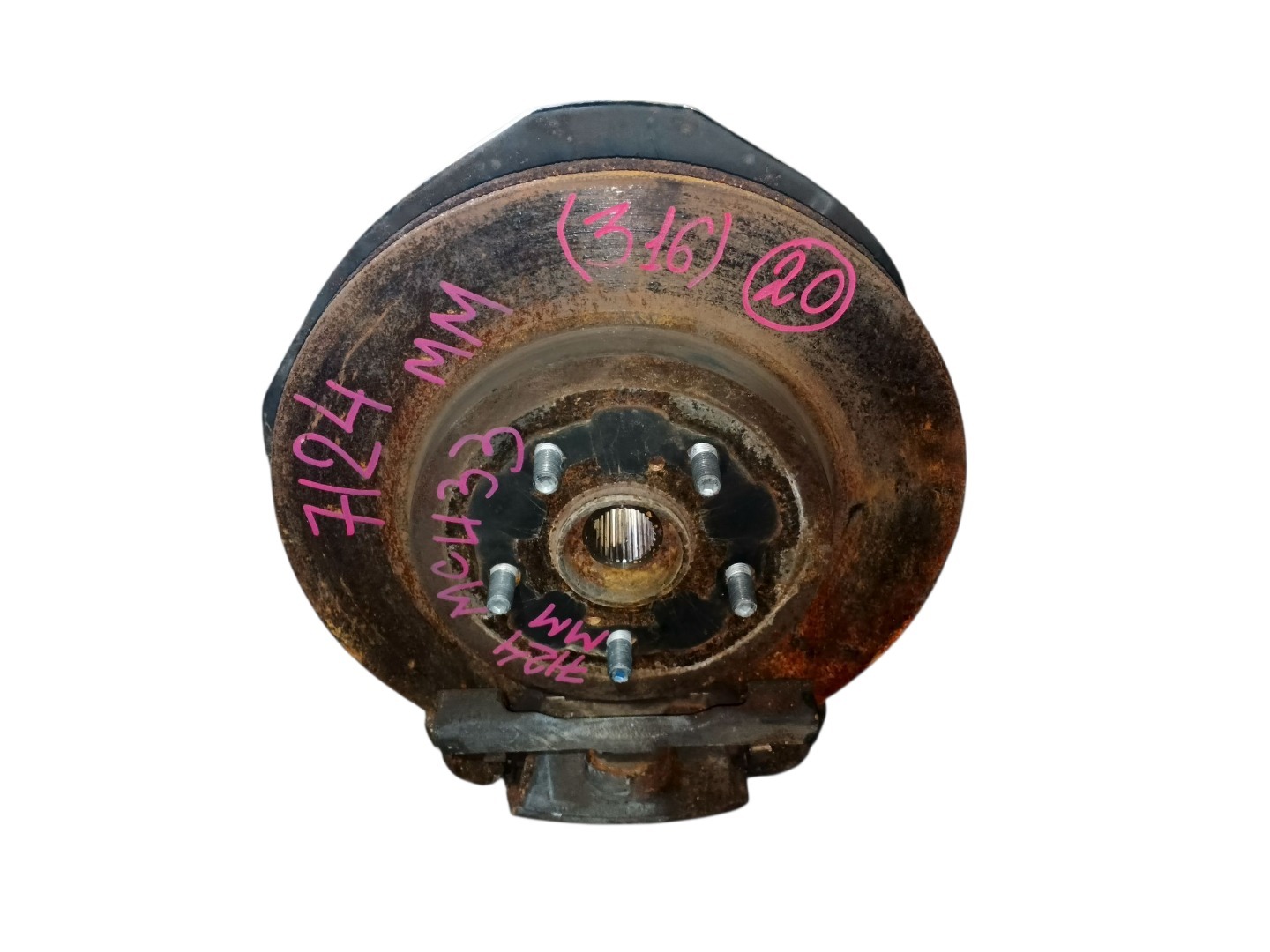 Ступица Lexus RX330 MCU33 3MZFE 2005 перед. лев. (б/у)