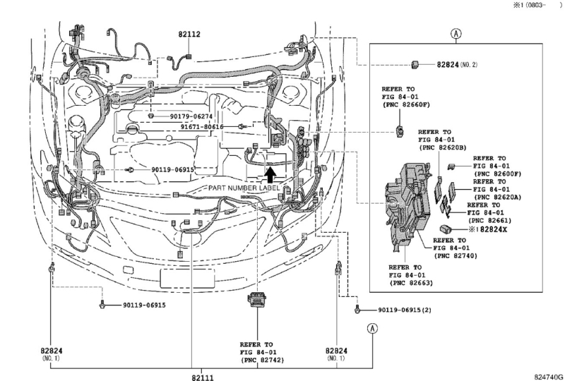 Проводка ДВС Toyota Camry ACV40 2AZFE 2008 (б/у) Проводка ДВС Toyota Camry ACV40 2AZFE 2008 (б/у)