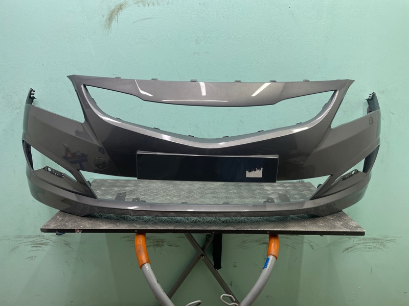 Бампер Hyundai SOLARIS Carbon grey 14-17г новая