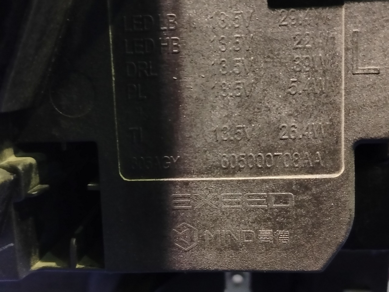 Фара передняя левая RX 2023 SQRF4J16A