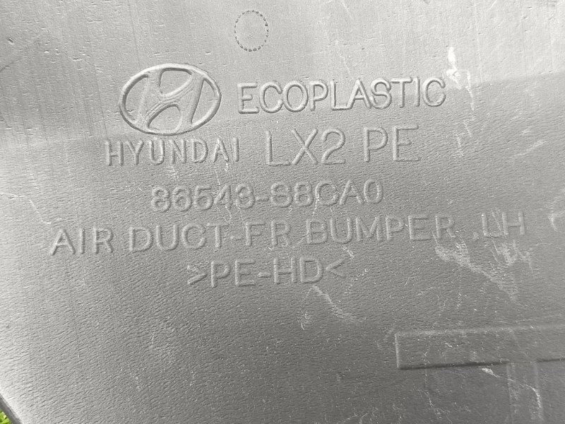 Воздуховод бампера передний левый Palisade LX2