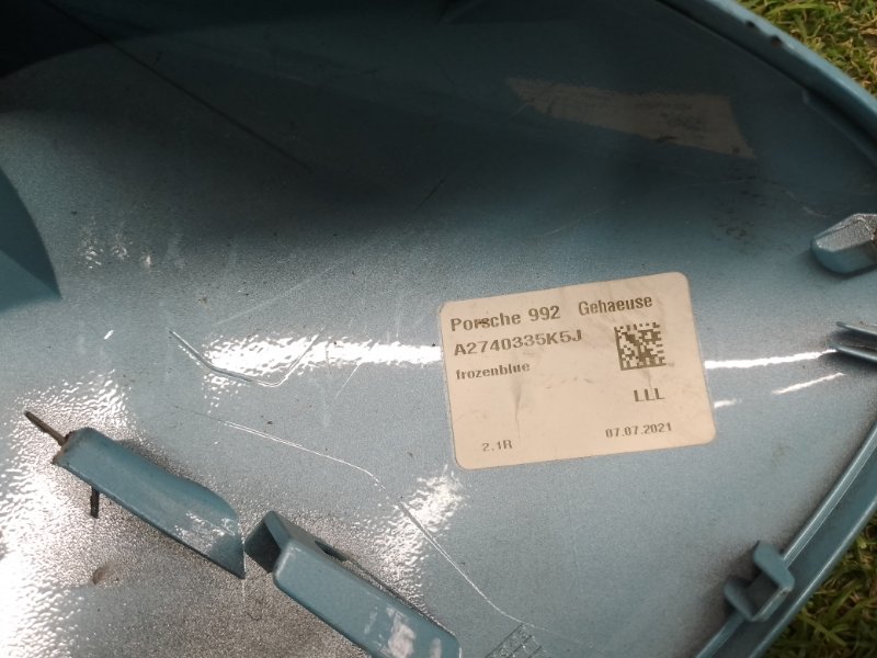 Корпус зеркала левый Porsche Taycan