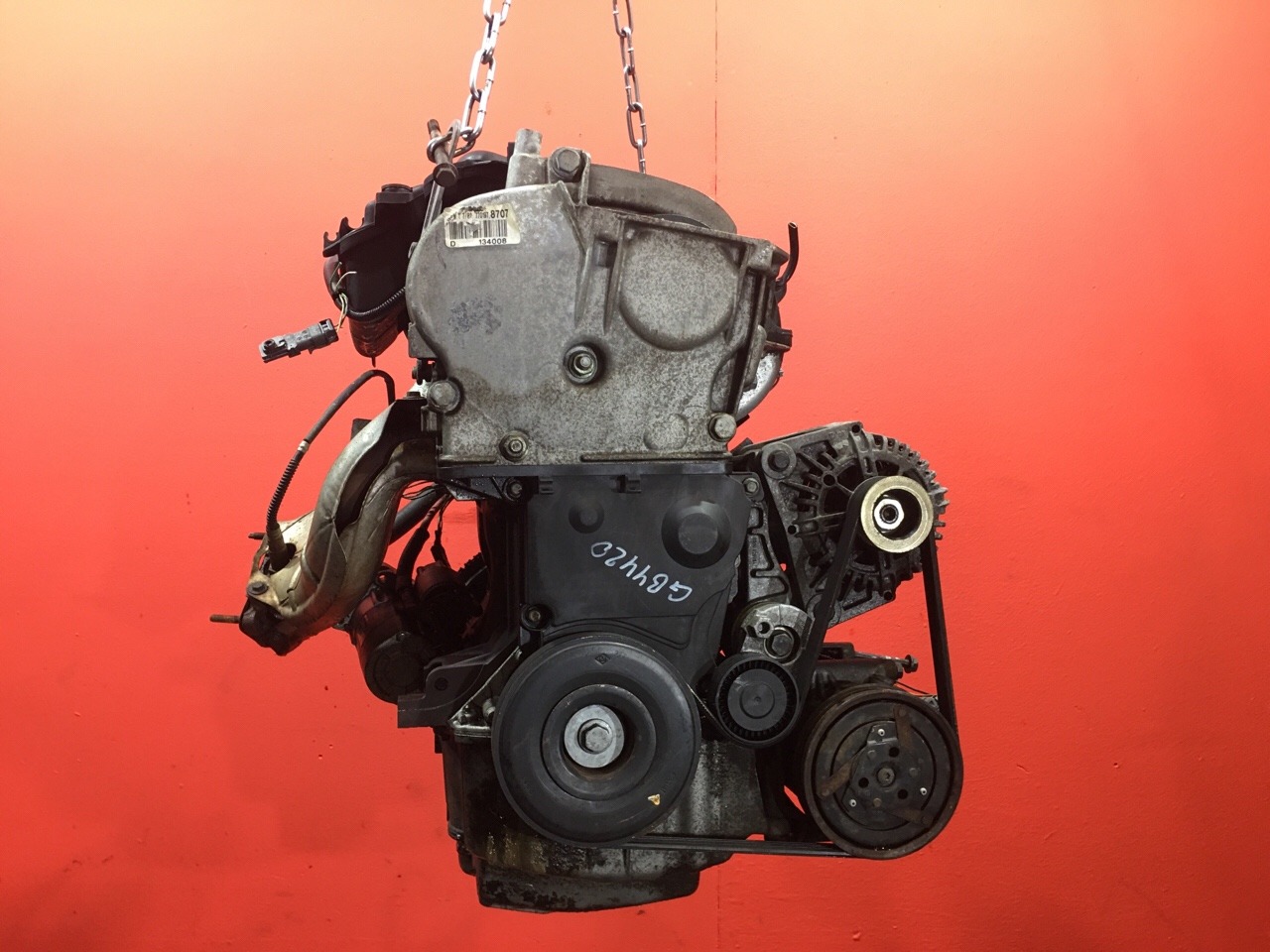 Двигатель Renault Scenic 2 МИНИВЭН K4M782 1.6L 1598 КУБ.СМ. БЕНЗИН 83-85 КВТ (113-115 Л.С.) 2003 (б/у)