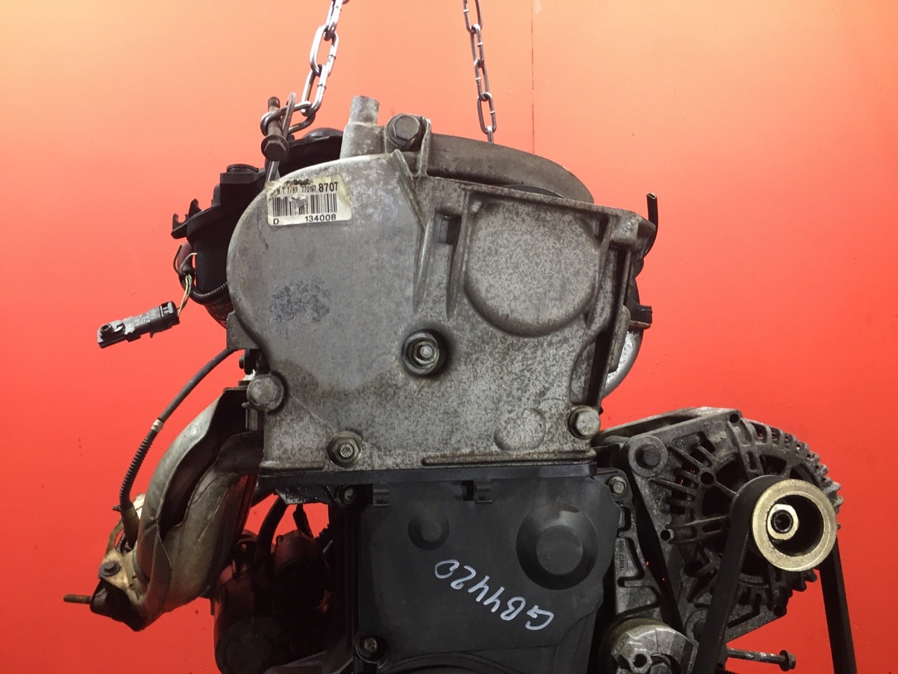 Двигатель Renault Scenic 2 МИНИВЭН K4M782 1.6L 1598 КУБ.СМ. БЕНЗИН 83-85 КВТ (113-115 Л.С.) 2003 (б/у)