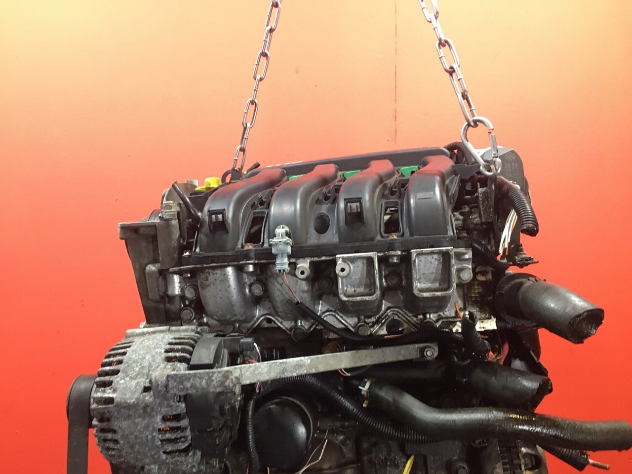 Двигатель Renault Scenic 2 МИНИВЭН K4M782 1.6L 1598 КУБ.СМ. БЕНЗИН 83-85 КВТ (113-115 Л.С.) 2003 (б/у)