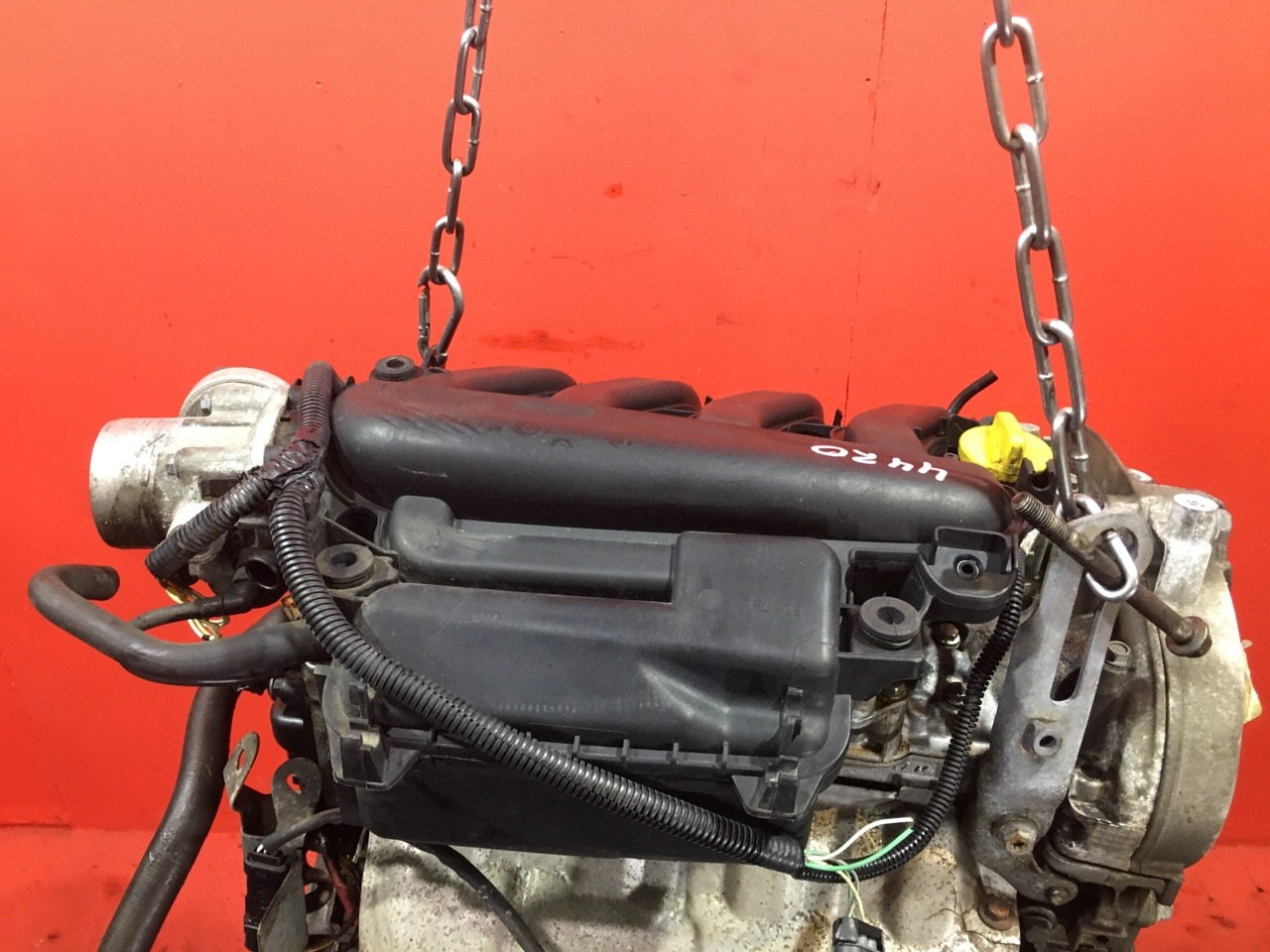 Двигатель Renault Scenic 2 МИНИВЭН K4M782 1.6L 1598 КУБ.СМ. БЕНЗИН 83-85 КВТ (113-115 Л.С.) 2003 (б/у)