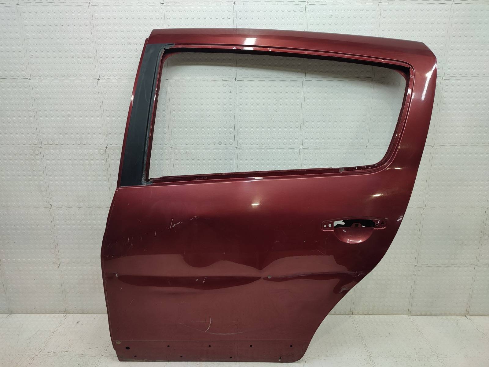 Дверь левая задняя Renault Sandero 1 2009-2014 821012255R id60652 запчасть  БУ купить в Уфе, цена 7500₽