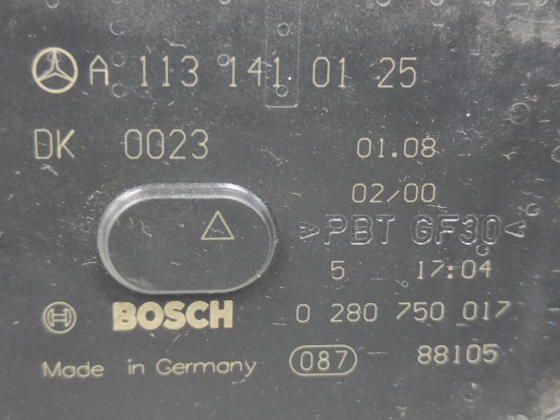 Заслонка дроссельная Mercedes-Benz M-Class W164 3.5 M272.967 2008 (б/у) Заслонка дроссельная Mercedes-Benz M-Class W164 3.5 M272.967 2008 (б/у)