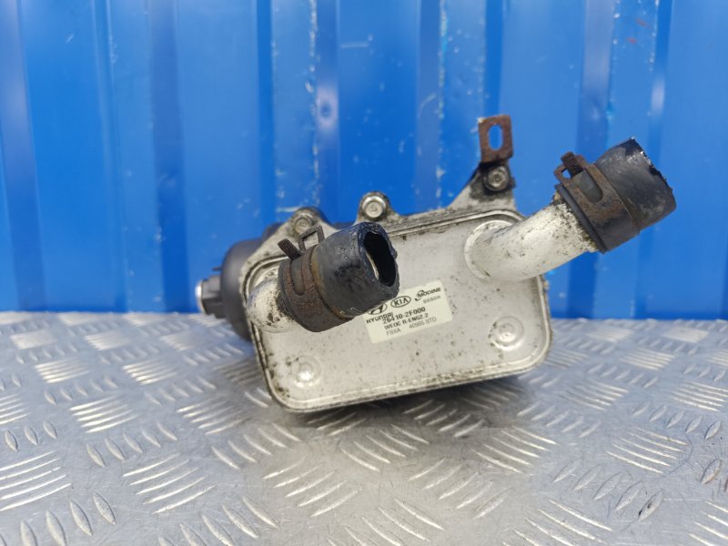 Корпус масляного фильтра Kia Sorento 2 2.2 D4HB 2014 (б/у)